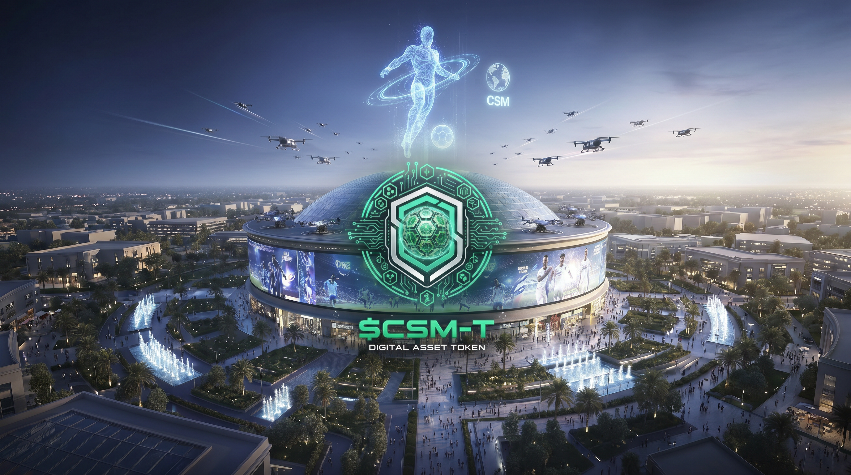 Cyber Stadium Mall — концепт-рендер